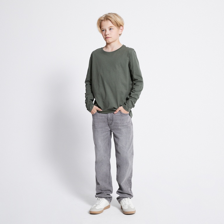 Long sleeve tee "Kim" Dark Green